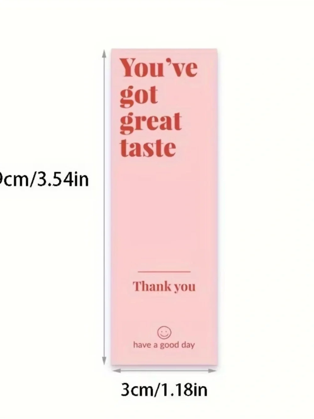 100 'You've Got Great Taste' Sticker Roll